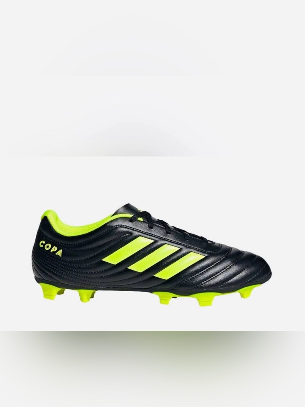 Adidas Copa  19.4 FG Men’s Soccer Cleats Black Yellow Sz 10